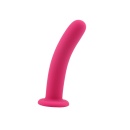 Dildo Raw Recruit L Pink - silikon medyczny, gładki trzon, przyssawka, 17,8 cm x 3,5 cm - 2
