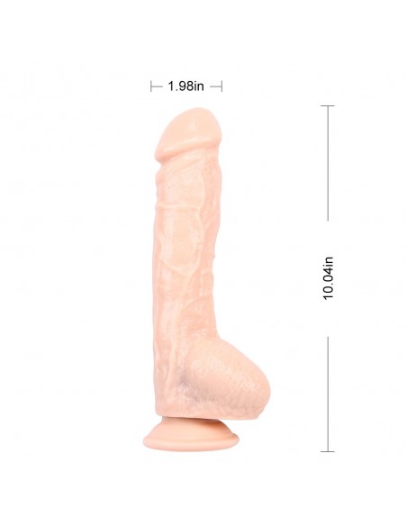 Alexander Lee 10"" Dildo-Flesh