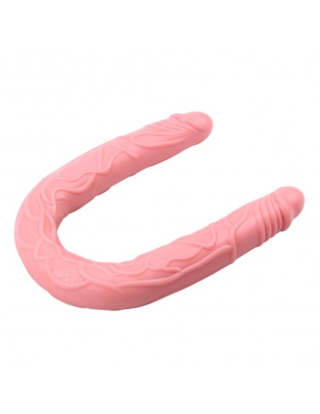 Jelly Flexible Double Dong-Flesh
