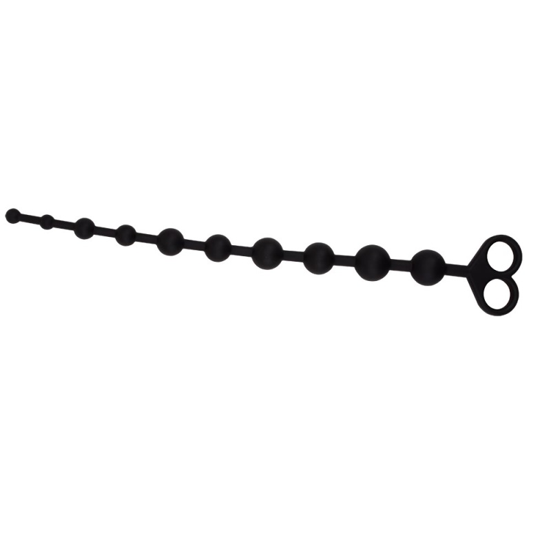 Analne koraliki Boyfriend Beads - 10 silikonowych kulek o progresywnie rosnącej średnicy, 30 cm - 2