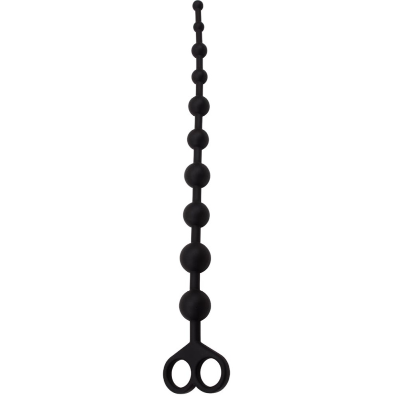 Analne koraliki Boyfriend Beads - 10 silikonowych kulek o progresywnie rosnącej średnicy, 30 cm - 3