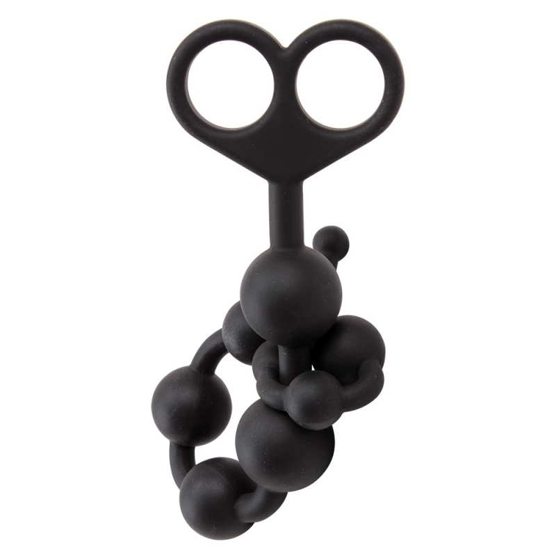 Analne koraliki Boyfriend Beads - 10 silikonowych kulek o progresywnie rosnącej średnicy, 30 cm - 4