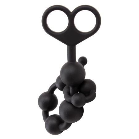 Analne koraliki Boyfriend Beads - 10 silikonowych kulek o progresywnie rosnącej średnicy, 30 cm - 4