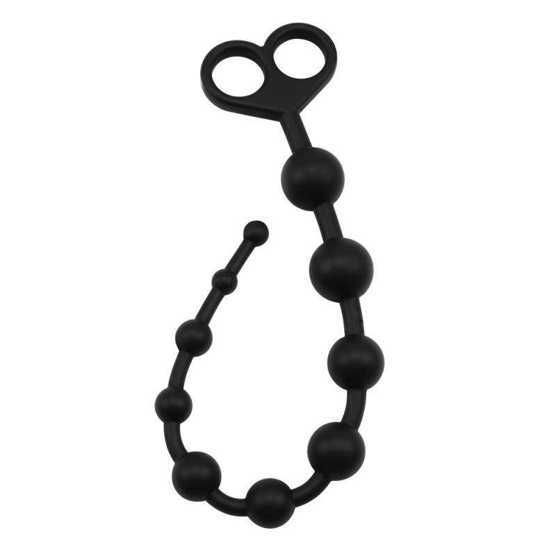 Analne koraliki Boyfriend Beads - 10 silikonowych kulek o progresywnie rosnącej średnicy, 30 cm - 5