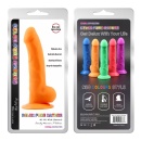 Norman.P — realistyczne dildo silikonowe z dyskową przyssawką i delikatną główką, 21,5 cm długości całkowitej - 2