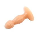 Korek analny Large Wave Probe - spiralna faktura i stabilna podstawa pierścieniowa, 14,5 cm - 3