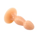 Korek analny Large Wave Probe - spiralna faktura i stabilna podstawa pierścieniowa, 14,5 cm - 4