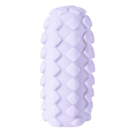 Masturbator Marshmallow Maxi Fruity Purple - dwustronne reliefy TPE, 14 cm - 4