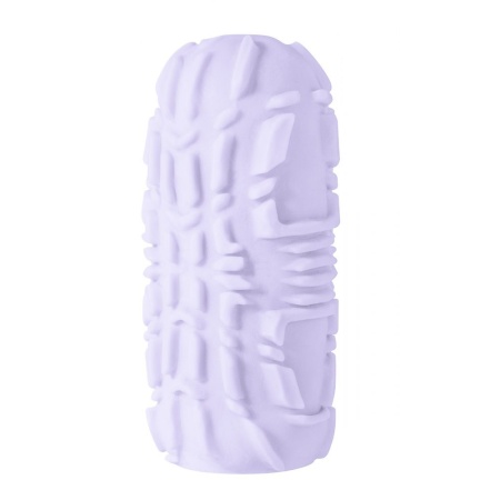 Masturbator Marshmallow Maxi Fruity Purple - dwustronne reliefy TPE, 14 cm - 7