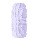 Masturbator Marshmallow Maxi Fruity Purple - dwustronne reliefy TPE, 14 cm - 7