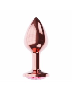 Plug-Butt Plug Diamond Ruby Shine L Rose Gold 2