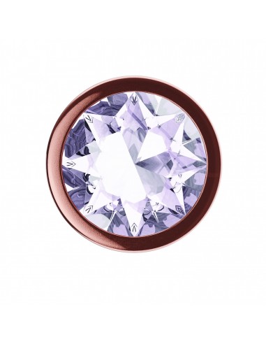 Plug-Butt Plug Diamond Moonstone Shine S Rose Gold