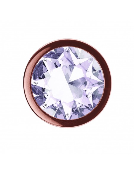 Plug-Butt Plug Diamond Moonstone Shine S Rose Gold