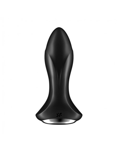Plug-Vibrator Rotation Plug 1 Connect App (Black)