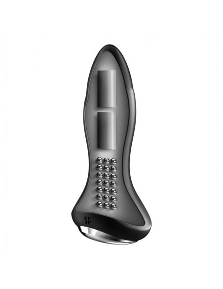 Plug-Vibrator Rotation Plug 1 Connect App (Black)