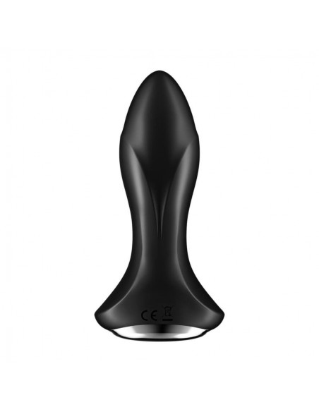 Plug-Vibrator Rotation Plug 1 Connect App (Black)
