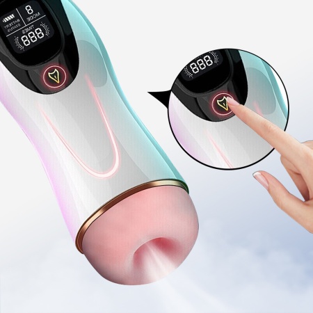 Masturbator-Vibration 8 Vibration modes + Interactive function - 2