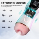 Masturbator-Vibration 8 Vibration modes + Interactive function - 4