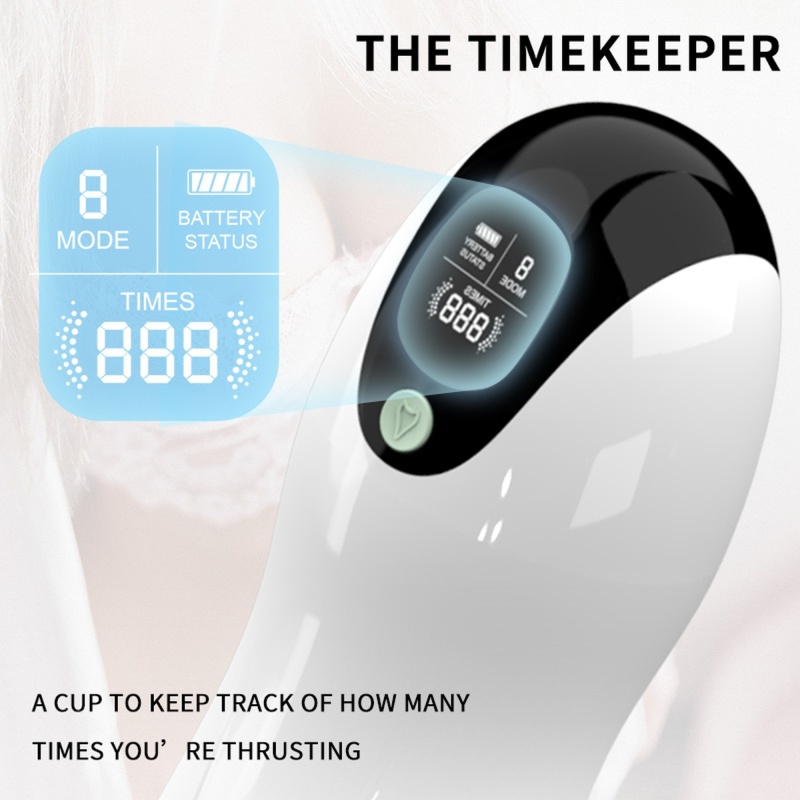 Masturbator-Vibration 8 Vibration modes + Interactive function - 9