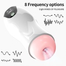 Masturbator-Vibration 8 Vibration modes + Interactive function - 12