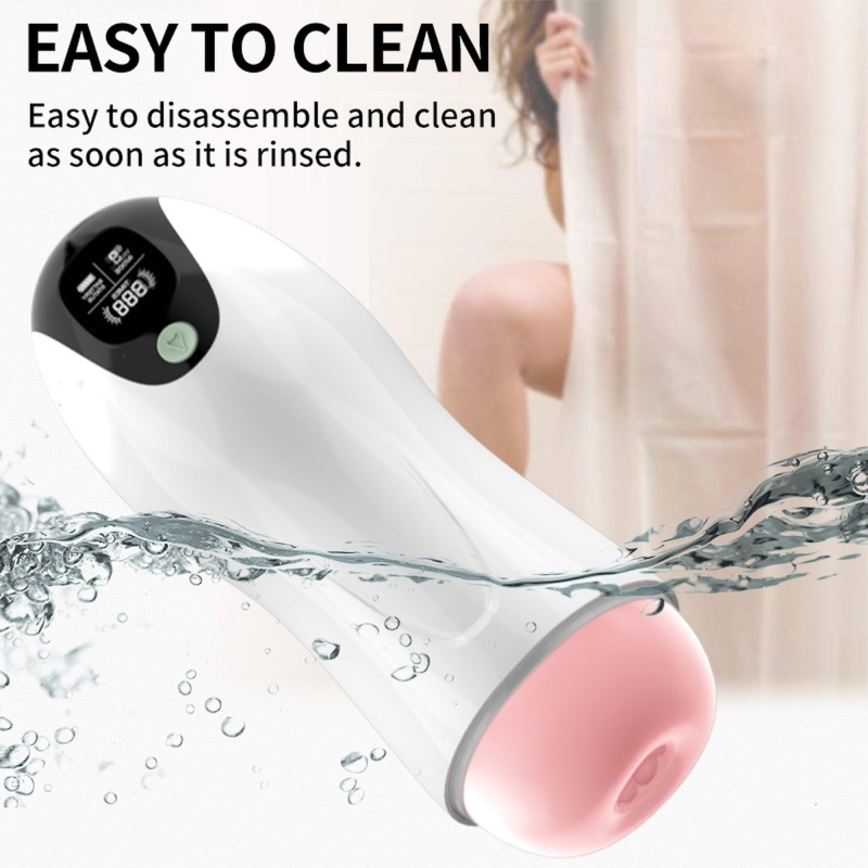 Masturbator-Vibration 8 Vibration modes + Interactive function - 15