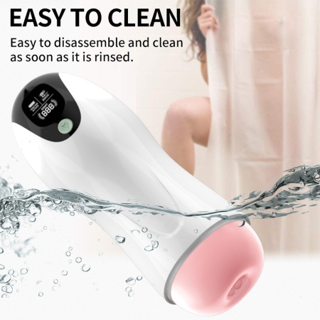 Masturbator-Vibration 8 Vibration modes + Interactive function - 15