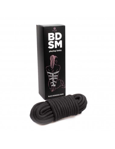 Wiązania-Black Bondage Rope BDSM