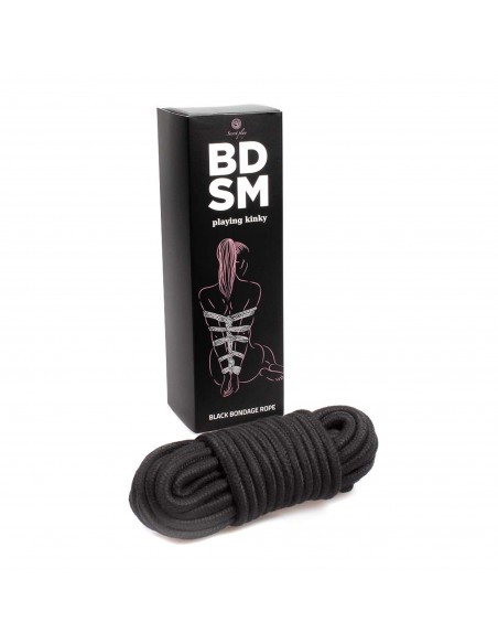 Wiązania-Black Bondage Rope BDSM