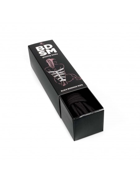 Wiązania-Black Bondage Rope BDSM