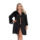 LAURA black robe (czarny szlafrok) - 1