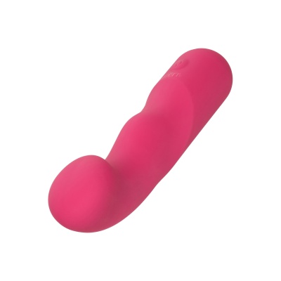 Wibrator Pixies Curvy dwustronny z elastyczną końcówką do stymulacji punktu G, 10,75 cm - 1 2