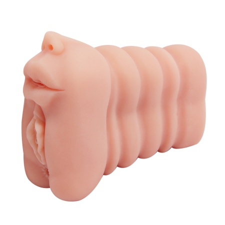 Masturbator PASSION LADY z trzema tunelami penetracyjnymi (13,5 cm) - 4