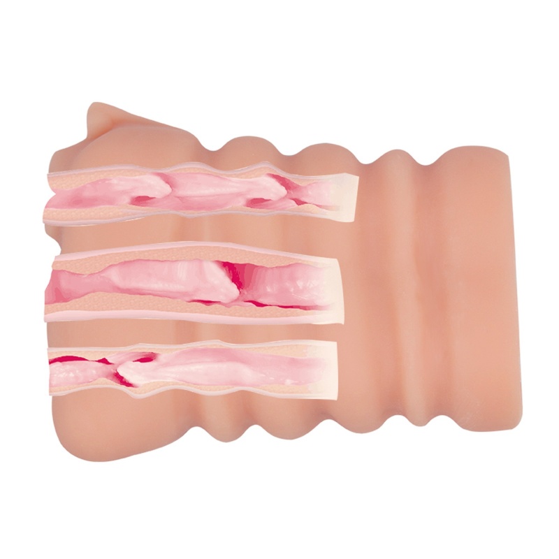 Masturbator PASSION LADY z trzema tunelami penetracyjnymi (13,5 cm) - 6