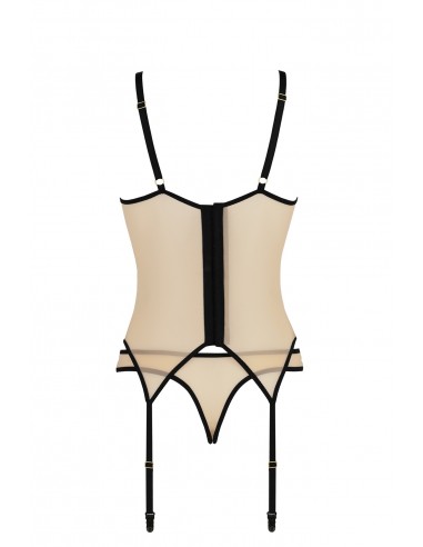 Bielizna-DENERYS CORSET beige S/M