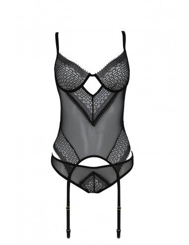 Bielizna-DENERYS CORSET black S/M