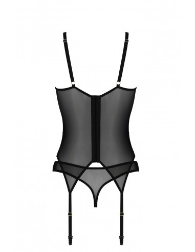 Bielizna-DENERYS CORSET black S/M