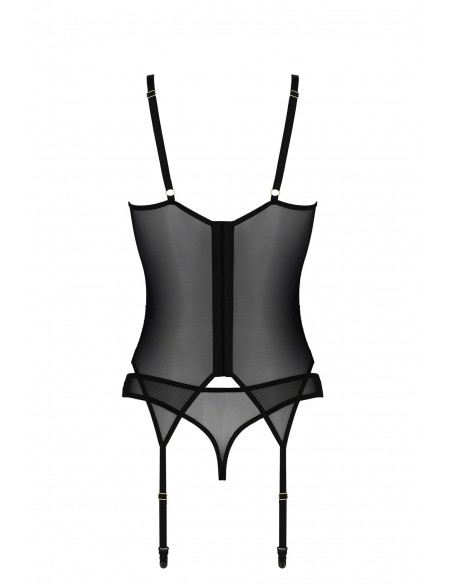 Bielizna-DENERYS CORSET black S/M