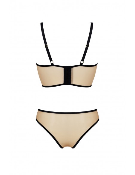 Bielizna-DENERYS SET beige S/M