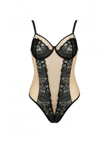 Bielizna-DAISY BODY beige S/M