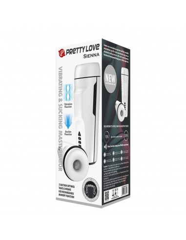 PRETTY LOVE - SIENNA, 12 vibration functions Sex talk 3 sucking functions 