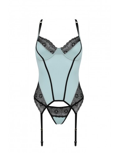 Bielizna-SIDRA CORSET minty S/M