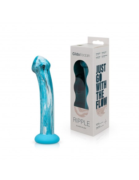 Szklane dildo Gildo — Ocean Ripple