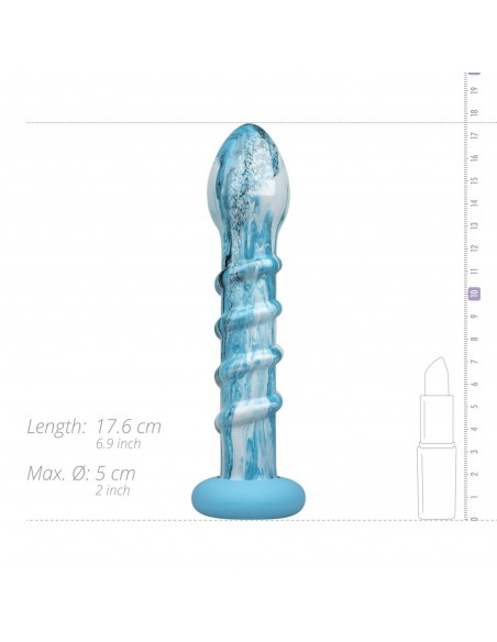 Szklane dildo Gildo — Ocean Wave