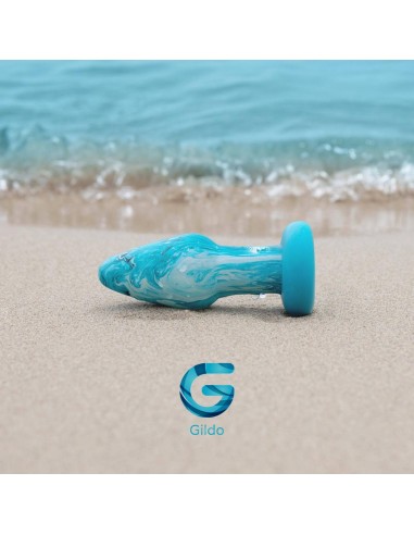 Szklana zatyczka analna Gildo — Ocean Curl
