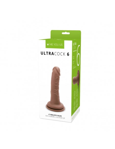 Me You Us Silicone Ultra Cock Caramel 6in