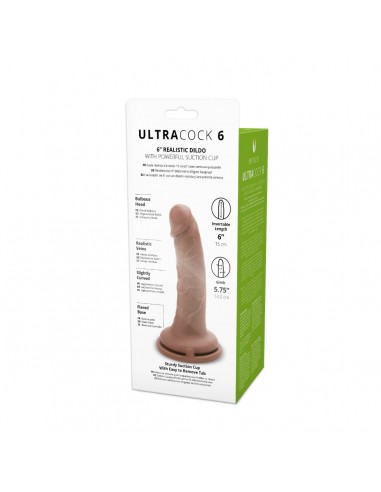 Me You Us Silicone Ultra Cock Caramel 6in