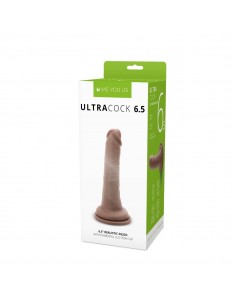 Me You Us Silicone Ultra Cock Caramel 6.5in 2