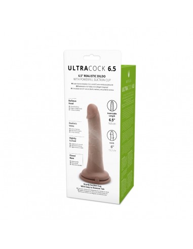 Me You Us Silicone Ultra Cock Caramel 6.5in