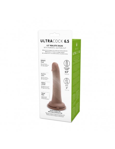 Me You Us Silicone Ultra Cock Caramel 6.5in