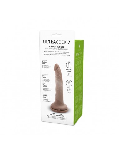 Me You Us Silicone Ultra Cock Caramel 7in
